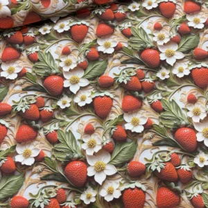 Çilek Hasadı Dijital Duck Bezi 1M