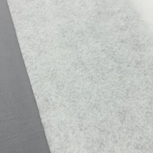 Beyaz Yapışkan Elyaf Tela Kumaş 1M